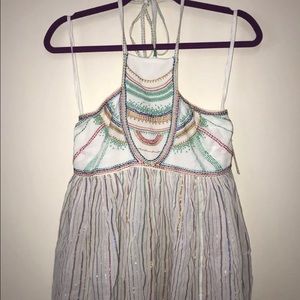 Anthropologie Halter tank sz 2